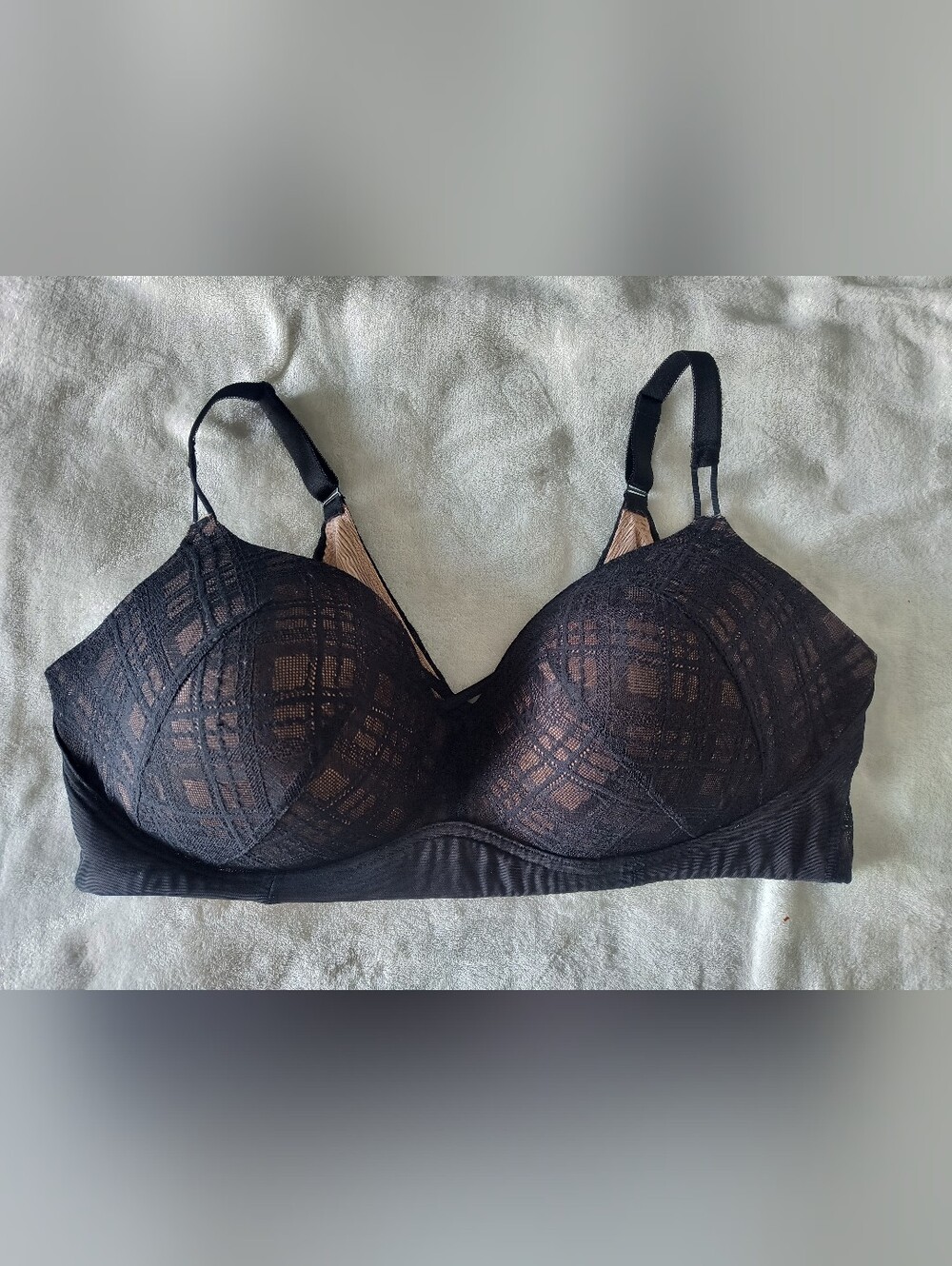 Torrid Dream Wire Free Push Up Black Lace 46DD Padded